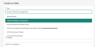 Predictive Intelligence In Idea Portal