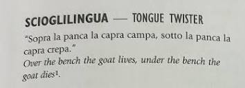 I bought an Italian workbook and this is one of the phrases in the ...