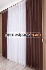 Vizon Tul Dikey Perde Perde Fon Perdeler Damask
