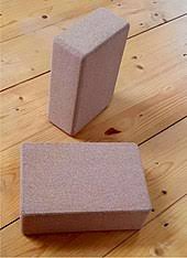 The earliest yoga bricks were made of wood, proving excellent support and durability but relatively little comfort. Yoga Brick Wikipedia