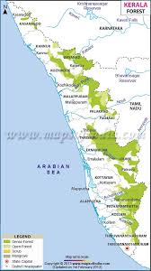 Kerala's map and highlights of places to see covers a glorious gamut of temples and trekking, backwaters and beaches, spices and cycling , tigers and tea plantations. Forests Maps In Kerala Forest Map India Map Road Trip Adventure