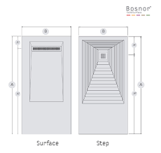Shower pan shower bases curb options our solid surface shower base in both. Step Or Surface Bosnor Bosnor