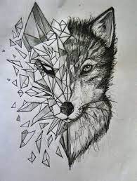 Tattoo Wolf Geometric Design Wolves 55 Ideas Wolf Geometric Wolf Geometric Design Geometric Wolf