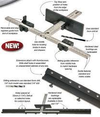 True Position Cabinet Hardware Shelf Pin Install Jig Tp 1935 Drill Guide Woodworking Woodworking Furniture Plans