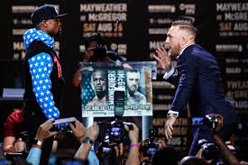 Maybe you would like to learn more about one of these? Mayweather Vs Mcgregor The First Meeting Starts The Hype The New York Times