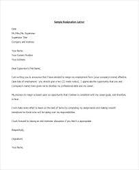 26 Simple Resignation Letters Word Pdf Docs Free Premium Templates