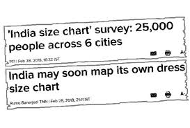 An India Size Chart What Does It Mean And Why Do We Need