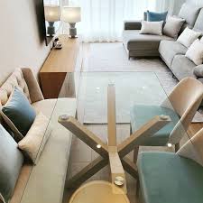 table argo 180 cm verre pieds effet bois kave home decoration salle a manger decoration appartement moderne decoration cuisine moderne