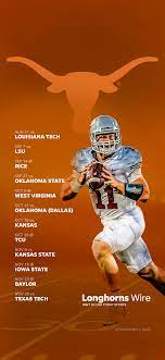 2019 Texas Longhorns Football Schedule Downloadable Wallpaper