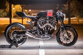 the idea of a european american hybrid is not a new one in the automotive world with vehicles like the shelby cobra using parts fro カスタムバイク カフェレーサー ハーレーダビッドソン