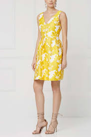 Next Yellow Jacquard Dress Petite Jacquard Dress Petite Dresses Party Dresses For Women