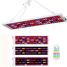 Amazon Com Led Grow Light 600w 196 Led Growing Lamp Remote Control And Time Setting Dimmable Full Spectrum Indoor Plants Seedling Greenhouse Hydroponic Plants From Seeding To Harvest Multiple Panels Can Be Co Home