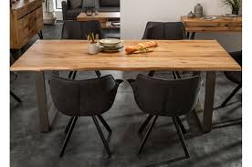 Pour les amateurs de table industrielle, cette collection de table basse métal design proposée par loftboutik est made in france et purement dans le style loft. Table Salle A Manger Sejour En Bois Et Metal Industriel 180 Cm Pour Salle A Manger