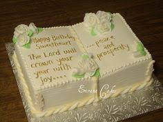 Well you're in luck, because here they come. 10 Bible Cake Ideas Bible Cake Cake Book Cakes