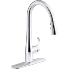 These magnets securely lock the spray head into place when you're not using it, preventing the spray head from drooping. Kohler K 22036 Cp Polished Chrome Simplice Touchless Kitchen Faucet With Docknetik Magnetic Sprayhead Sweep Spray And Boost Spray Technologies Faucet Com