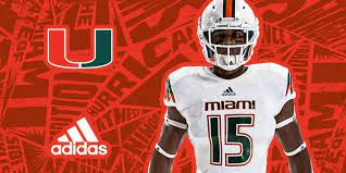 Miami Hurricanes Unveil New Look Uniforms From Adidas Adidas Football Football Uniforms Hurricanes Football
