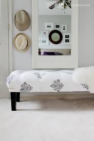 Farmhouse bench, farmhouse decor, cottage decor, country decor, farmhouse style, entryway decor green asian bench settee. Stunning Diy Tufted Bench