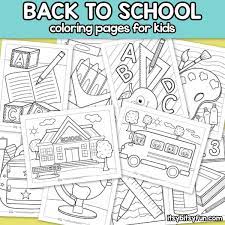 Feel free to print and color from the best 36+ coloring pages back to school at getcolorings.com. Back To School Coloring Pages For Kids Itsybitsyfun Com