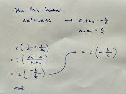 /* rumus abc a != 0; Rumus Persamaan Kuadrat 2 1 X1 1 X2 Brainly Co Id