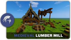 It can also deconstruct many wooden objects into planks. Minecraft Building Tutorial How To Build A Medieval Saw Lumber Mill Youtube