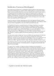 Si bien no tuvieron problemas para derrotar a. Trabajo Croacia Guias Proyectos Investigaciones De Relaciones Internacionales Docsity