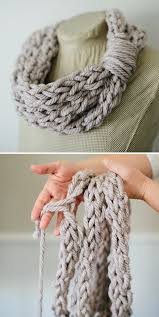 You'll just want to make sure that the yarn is out of the way of what you're knitting. Arm Knitting And Finger Knitting Patterns In The Loop Knitting