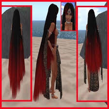 We believe that it would be better to show you some photos, have much to tell you the obvious about the fact that hairstyle should be. Second Life Marketplace Gores To Feet And To But Flex Hair Black Red Tips