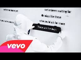 Avicii And Robbie Williams The Days 2014 Lyric Video Youtube Hits2014 Avicii Robbiewilliams Music Videos Vevo Avicii Day By Day Lyrics