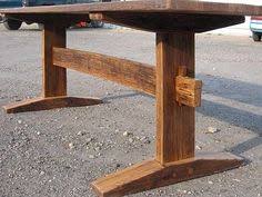 Seating capacity when fully extended: 36 Trestle Farm Table And Bench Ideas Table Dining Table Farm Table