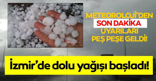 Gök gürültülü sağanak yağışın etkili olduğu kentte, zaman zaman dolu. Izmir De Dolu Yagisi Basladi Meteoroloji Son Dakika Uyarisi 8 Ekim Bugun Izmir Hava Durumu Nasil Son Dakika Haberler