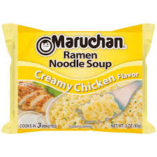 Maruchan Ramen Noodle Creamy Chicken Flavor Soup 3 Oz Walmart Com