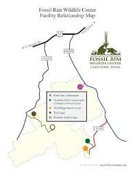 Fossil Rim Wildlife Center Tour Maps Relationship Map Wildlife Fossil