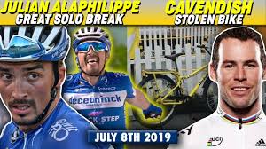 Julian alaphilippe is a professional french road racing cyclist. Julian Alaphilippe Shocks The Tour De France On Stage 3 Mark Cavendish Wants Stolen Bike Back Youtube