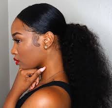 Pinterest Aye Misstina Natural Hair Styles Natural Hair Ponytail Sleek Ponytail
