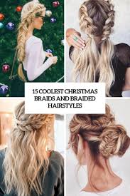 Easy braid hairstyles for short hair. 15 Coolest Christmas Braids And Braided Hairstyles Styleoholic