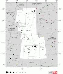 Boötes Constellation Map Star Map Star Chart Bootes Olf