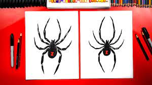 Finalprodigy / october 19, 2013. How To Draw A Black Widow Spider Art For Kids Hub