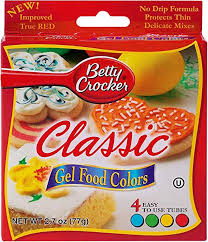 Betty Crocker Classic Gel Food Colors 4 Ct