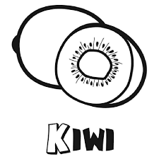 El kiwi es una fruta que contiene una gran cantidad de beneficios y unas vitaminas que aportan una gran salud a nuestro cuerpo, aprende todo sobre el. Dibujo De Kiwi Para Colorear