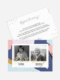 Ist das denn tatsächlich wahr? Einladung 90 Geburtstag Pattern