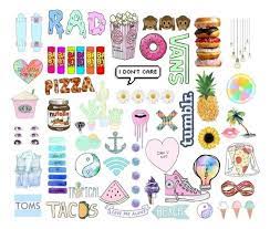 Tumblr Transparent Collage Emoji Art Collage Background Tumblr Transparents