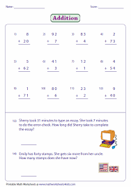 Click here to save or print this test as a pdf! 2 Digit Addition Worksheets