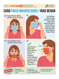 Sementara itu, untuk masker yang belum kontor dan akan dipakai kembali, simpan saja di dalam kantong kertas yang kering. Pakai Masker Dobel Lindungi Dari Covid 19 Hingga 90 Persen Health Liputan6 Com