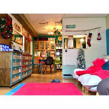 キッチン 赤色 カラフル 海外インテリア セルフリノベーション などのインテリア実例 2017 12 23 17 39 25 roomclip ルームクリップ インテリア インテリア 実例 海外インテリア