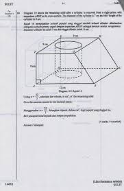 1) hitung tinggi prisma tegak yang berikut bab 12 pepejal geometri. Soalan Isipadu Pepejal Tingkatan 3 Kuora A