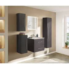 Biete hier hängeschränke in weiß hochglanz fürs bad. Badezimmer Badmobel Hochschrank Hangeschrank Homeline 150cm Anthrazit 149 00