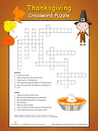 The crossword puzzles given here are printable and free of cost with thanksgiving as their themes. Thanksgiving Crossword Puzzle 4 Thanksgiving Cuisine