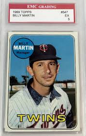 For the third year in a row, gold cards parallel the base set. Lot 1969 Topps 547 Billy Martin Baseball Card Graded