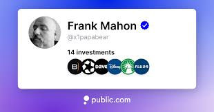 Frank Mahon (@x1papabear) Investment Portfolio
