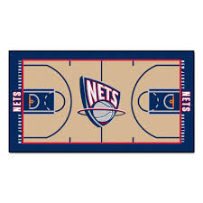 Seeking more png image happy new year 2016 png,new york skyline png,new balance logo png? Fanmats New Jersey Nets 2 Ft X 4 Ft Nba Court Runner Rug 9497 The Home Depot